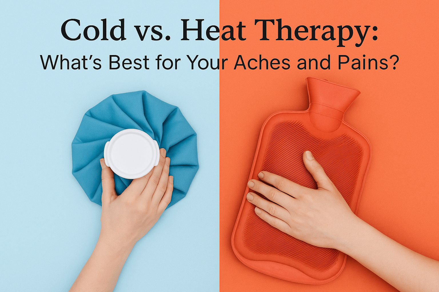 🧊 Cold vs. Heat Therapy: What’s Best for Your Aches and Pains?